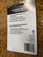 Universal Electronic Igniter Kit ~ Fits Most Gas Grills