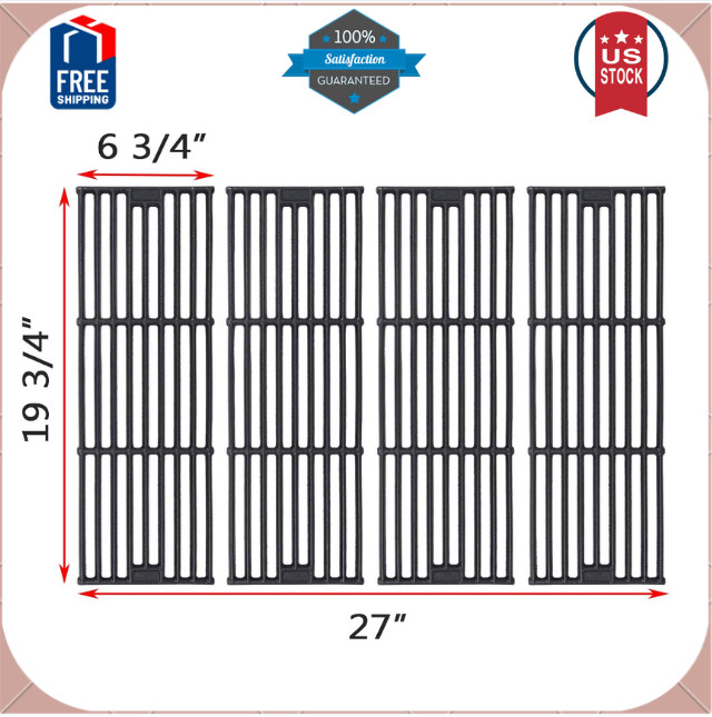 Replacement Parts, Grill Grates Replacement Cast Iron 19 3/4″ x 6 3/4″ Each