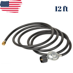 Propane Regulator Hose Replacement For Mr. Heater Big Buddy Outdoor Indoor 12ft