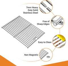 17 Inch Stainless Steel Cooking Grates for Home Depot Nexgrill 720-0830H 720-083