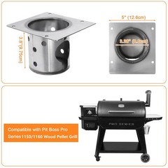 Hisencn Fire Burn Pot Replacement Parts for Pit Boss Pro