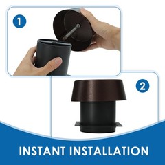 Vertical Smoker Chimney Stack & Cap Kit for Pit Boss 5/7 Series Pellet Grills