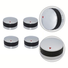 4xGas Grill Control Knobs Replacement Fits BBQ Gas Grills For Oven, Stove Round