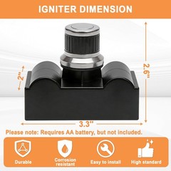 7 Outlet Pulse Igniter Nexgrill Replacement Parts DHL1287Q 7200896B Deluxe 6