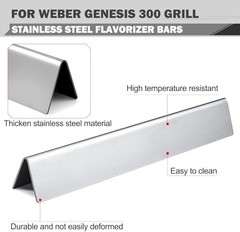 Genesis E-330 Grill Replacement Parts 4 Burners for Weber Genesis S-330 E-310 EP