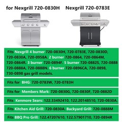 Hongso Grill Kit for Home Depot Nexgrill 4 burner 720-0830H, 720-0830D, BHG 7…