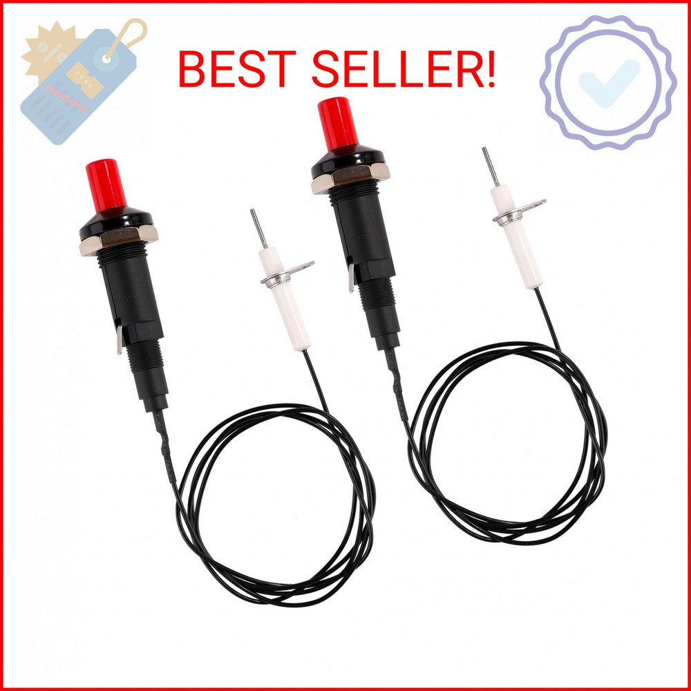 Gosknor 2pcs Piezo Spark Igniter, Spark Ignition Kit BBQ Grill Igniter Replaceme