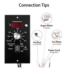 Digital Thermostat Pro Controller Compatible with Traeger Wood Pellet Grills,…