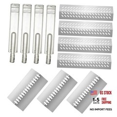 Stainless Steel 4pcs 16631 Flame Tamer Flavor bar Stainless Steel 4+3+4burners