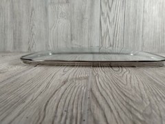 Replacement 15×11″ Rectangular Glass Lid for Grill (No Handle)