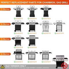 Grill Replacement Parts for Charbroil Performance 6 Burner 463244819 6 pack