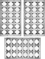 3 Pack Ceramic Briquette Tray for Alfresco