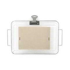 New Grill Mark Steel Roasting Basket 16.7 in. L X 10.5 in. W 1 pk