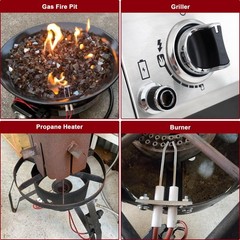 Universal Double Ignition Kit Electronic Igniter, Upgraded Touch Button Propa…