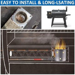 Fire Burn Pot Replacement for Pellet Grills – Fits Pro Series II 1150/1600, Incl