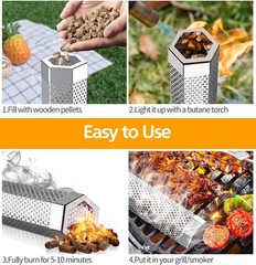 12 Inch Stainless Steel Pellet Smoker Tube