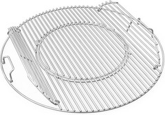 Double-Side Hinged Cooking Grate, Gourmet BBQ System Replaced Grilling Grate fo
