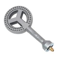 SH12RH Cast Iron Propane Burner Head 60000 BTU Brass Fitting Orifice Parts