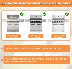18 13/16″ x 11 1/8″ Cooking Grill Grates for Kitchen Aid Grill Replacement Pa…