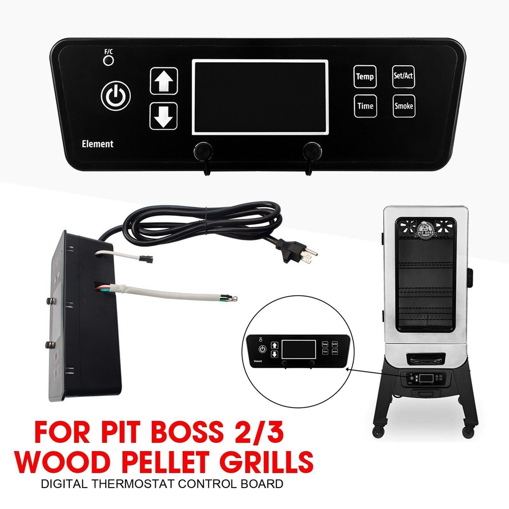 2.2DW Digital LCD Thermostat Control Board For Pit Boss 2/3 Wood Pellet Grill