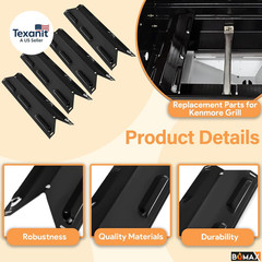 Grill Parts for Kenmore 4 Burner Grill 146.34611410 146.23678310 146.10016510 14