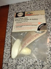 (PLUG) Cylinder VALVE for a SHERWOOD 3349 5LB PROPANE GRILL TANK. NEW.