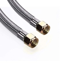 Dozyant 6 Feet Propane Hose Extension 3/8 Female Flare On Both Ends Stainless