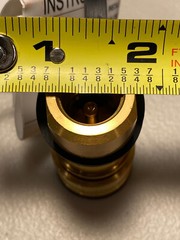 NEW – Natural Gas 3/8″ in NPT x QD Quick Disconnect, 1/2 PSI MAX, 3/8QDD-DK
