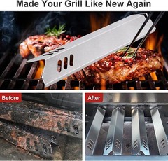 4 PCS Grill Heat Plates for Backyard Grill Parts BY15-101-001-02,BY13-101-001-13