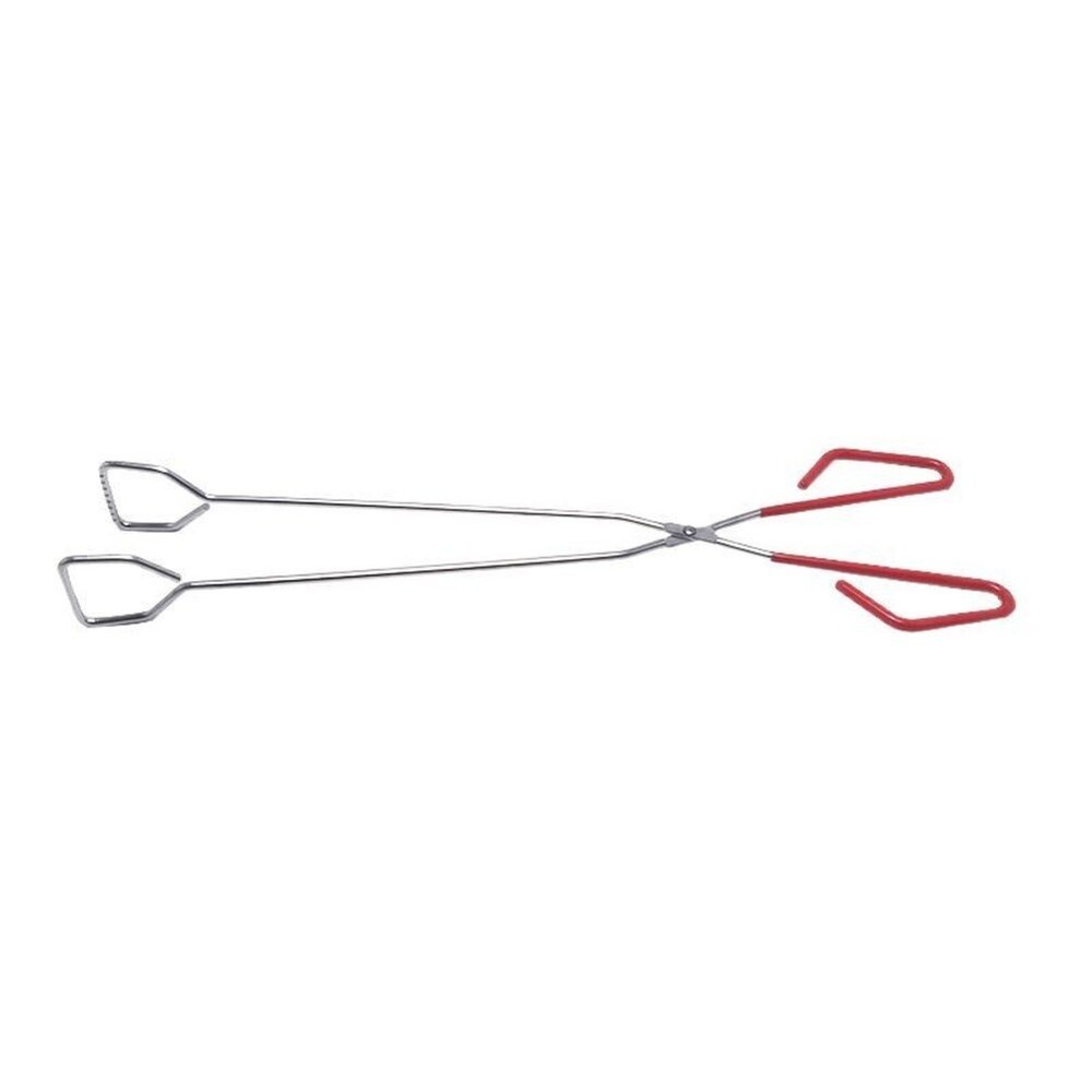 15 Inch Stainless Steel BBQ Tongs for Outdoor Charcoal Grilling and Cooking