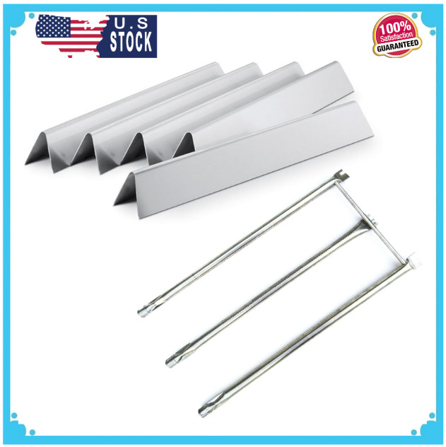 Parts Kit Replacement For Weber Genesis Silver Gold Grill Burner Heat Plate