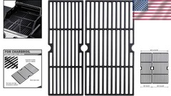 Durable 18″ Cast Iron Grates Replacement for Charbroil Grill