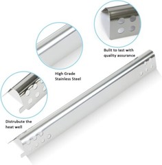 Complete Replacement Set: Burners & Heat Plates for Charbroil 2, 4, 5, 6 Burners