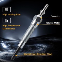 2PCS Smoker Igniter Glow Plugs Compatible W/ Weber SmokeFire EX4/EX6/EPX6 Wood