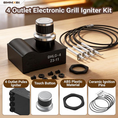 4 Outlet Electronic Grill Igniter with 4 pack Ignition Needles for Blackstone 36