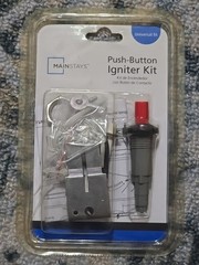 The Grill Care Push-button igniter kit snap on bracket fits most bar & H burners