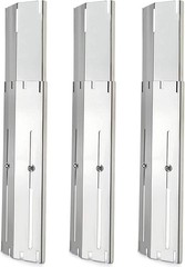 Grill Heat Plates for Gas Grill 3-Pack Stainless Steel Flame Tamers