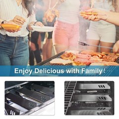 Criditpid Porcelain Grill Heat Shields Replacment for Dyna-Glo DGF510SBP, DGF…