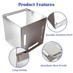 Jollyoupin Heat Baffle Grill Replacement Parts Heat Diffuser for Z Grills 450…
