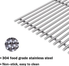 S5064B(2-Pack 15 5/8 inch Stainless Steel Cooking Grid Grates Replacement