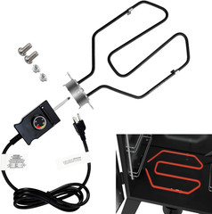 Upgrade 1650W Electric Smoker Heating Element Replacement Kit with Adjustable Th
