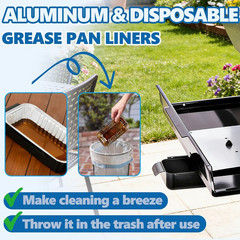 9328812P06 Grill Grease Drip Pan for Charbroil Gas Grill Drip Tray G416-0015-W1,