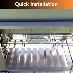 20-Pack Grill Drip Pan Liners Disposable Aluminum Foil Grease Tray