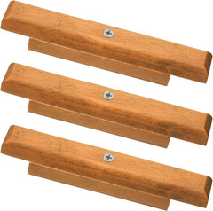 Cherry Wood Replacement Handles for 22.5″ & 18.5″ One Touch Grills, 3-Pack