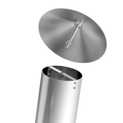 Stainless Steel Pellet Grill Smoke Stack Chimney Replacement for BBQ Smokers