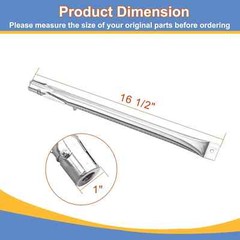 Stainless Steel Grill Burner Tubes for North American Outdoors 843019U 848506A B