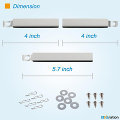 3-Pack Adjustable Crossover Tubes for Charbroil Kenmore Gas Grill