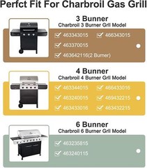 Criditpid Grill Replacement Parts for Charbroil Advantage 6 Burner 463240115,…