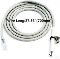 3 Pack Grill Igniter Wire Kit & Ceramic Electrode Replacement Parts – Compatible