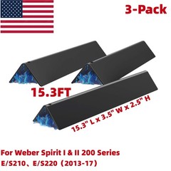 3-Pack 7635 Weber Spirit I& II 200 Flavorizer Bars 15.3″ Front Control E210 E220